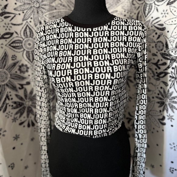Forever 21 Bonjour Top SZ S - Picture 2 of 3